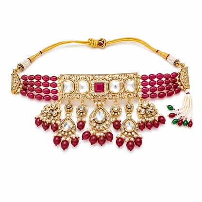 Imperial Ruby Majesty Bridal Set (44587)
