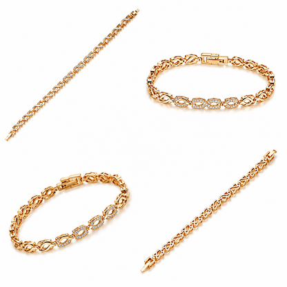 Signature Crystal Link Bracelet (56671)