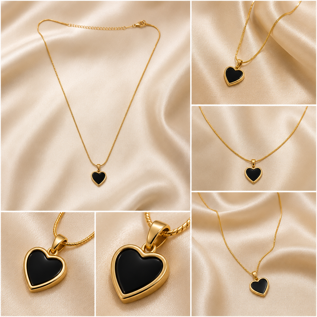 Midnight Heart Pendant