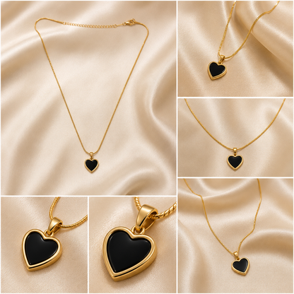 Midnight Heart Pendant