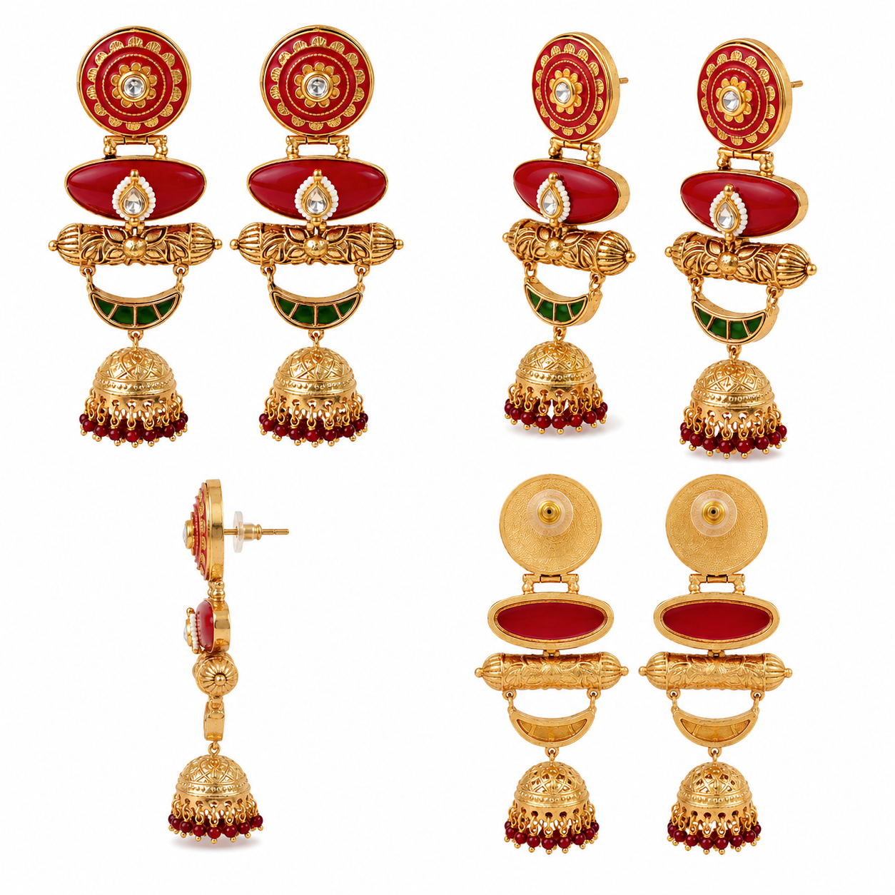 Sindoor Royale Jhumkas (55668)