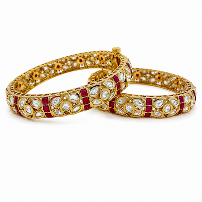 Imperial Ruby Heritage Bangles (49732)