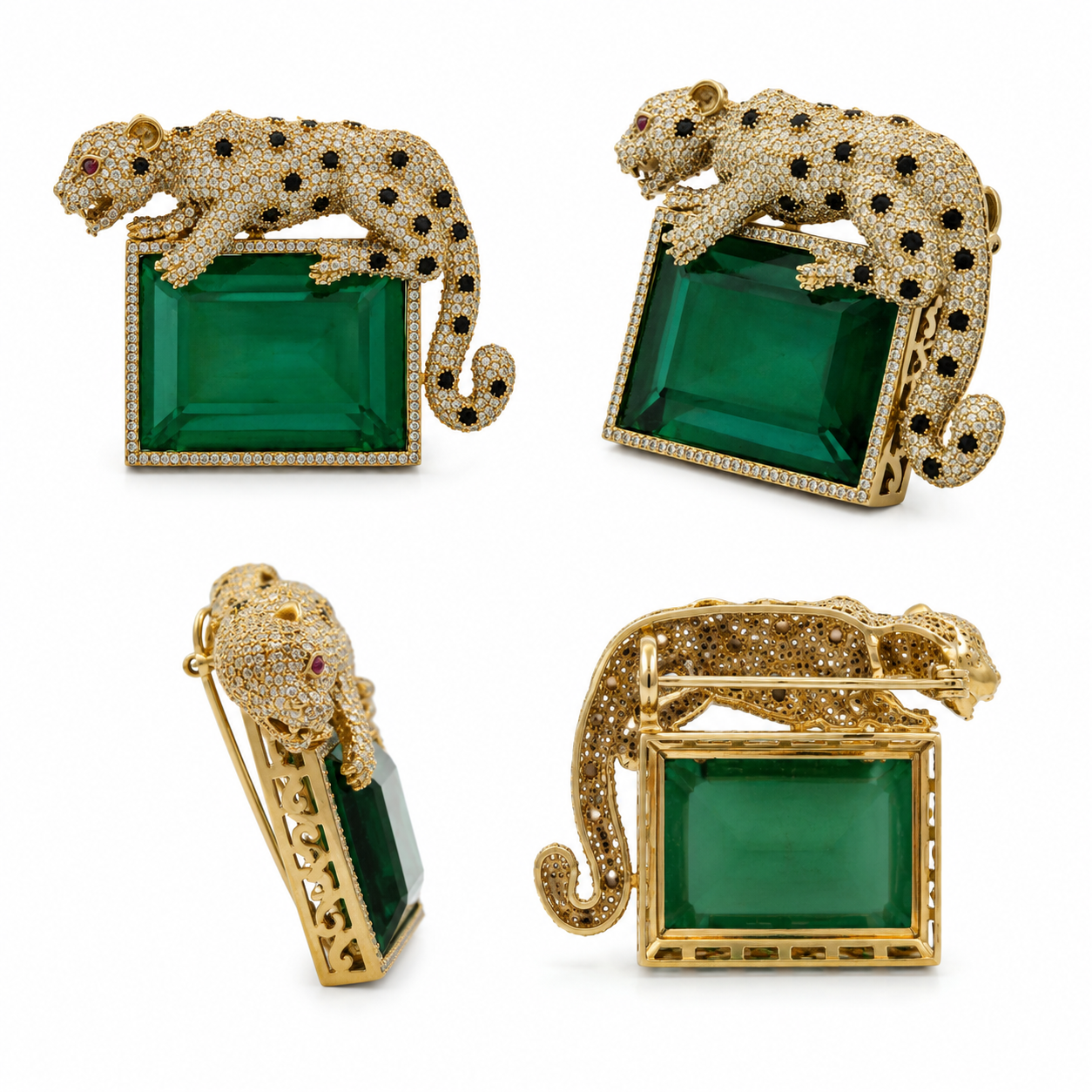 Leopard Majesty Brooch (54610)
