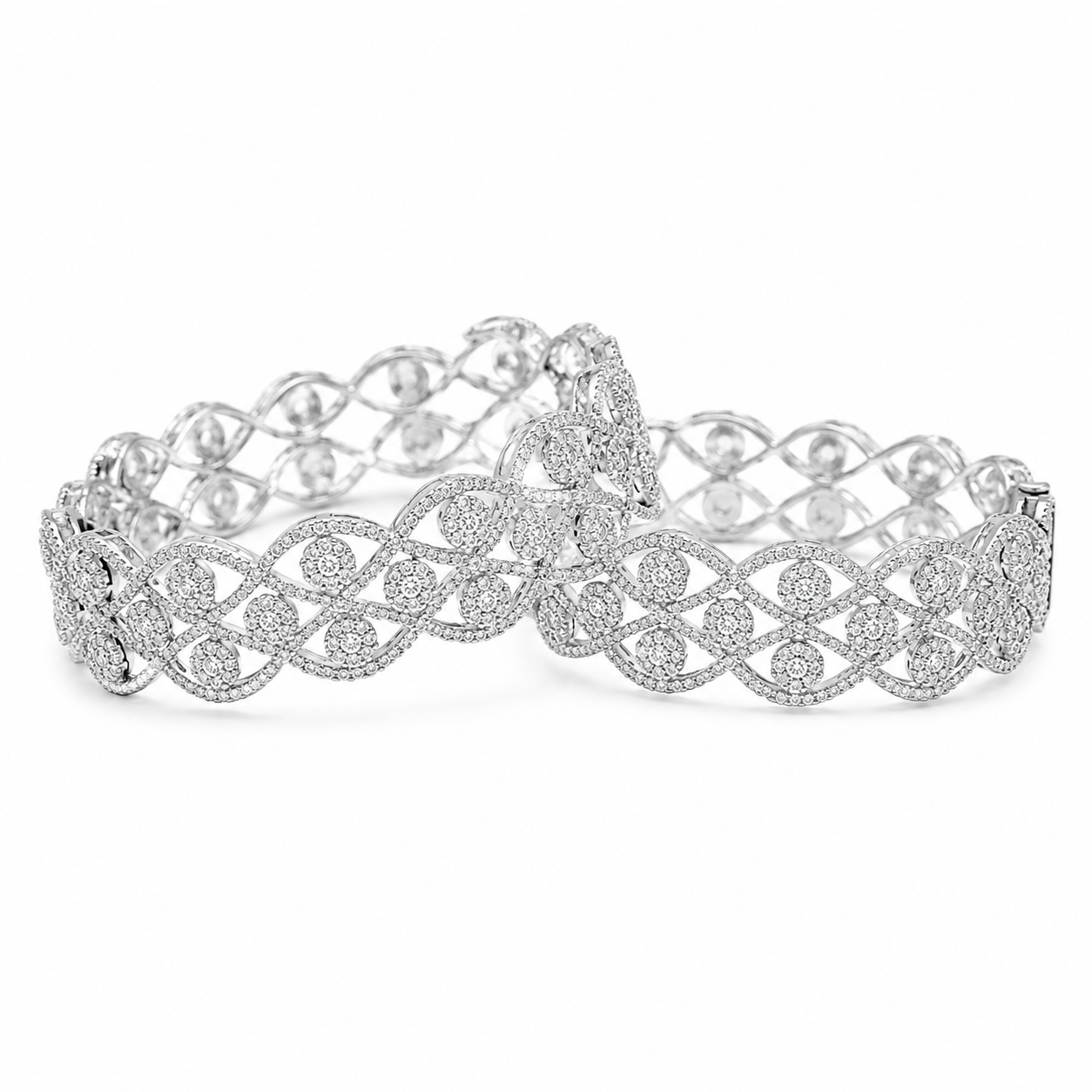 Moonlit Elegance Bangles  (54872)