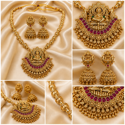 Mahalakshmi Vaibhavam Necklace Set