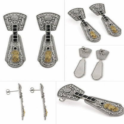 Noir Heritage Drop Earrings (53749)