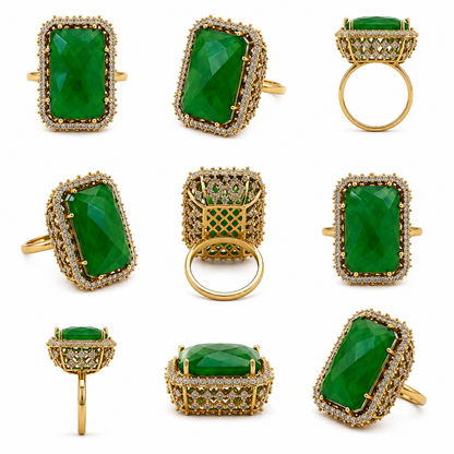 Dynasty Emerald Cocktail Ring (56210)