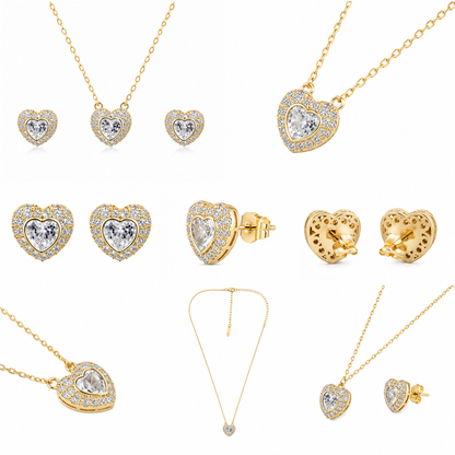 Eternal Heart Pendant Set (56536)