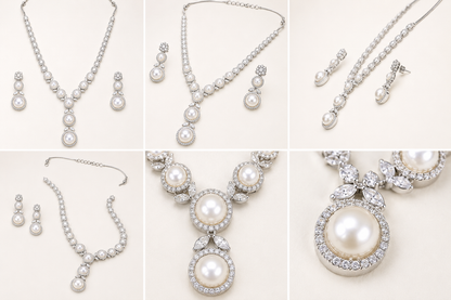 ABHUSHANAM Celestia Pearl Set