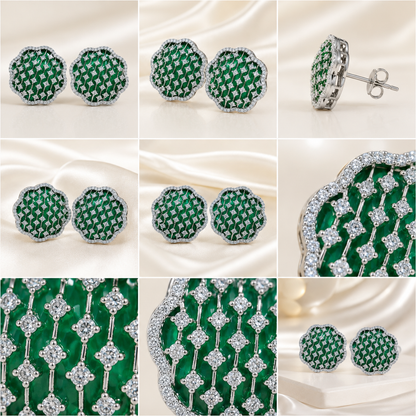 Emerald Jaal Studs