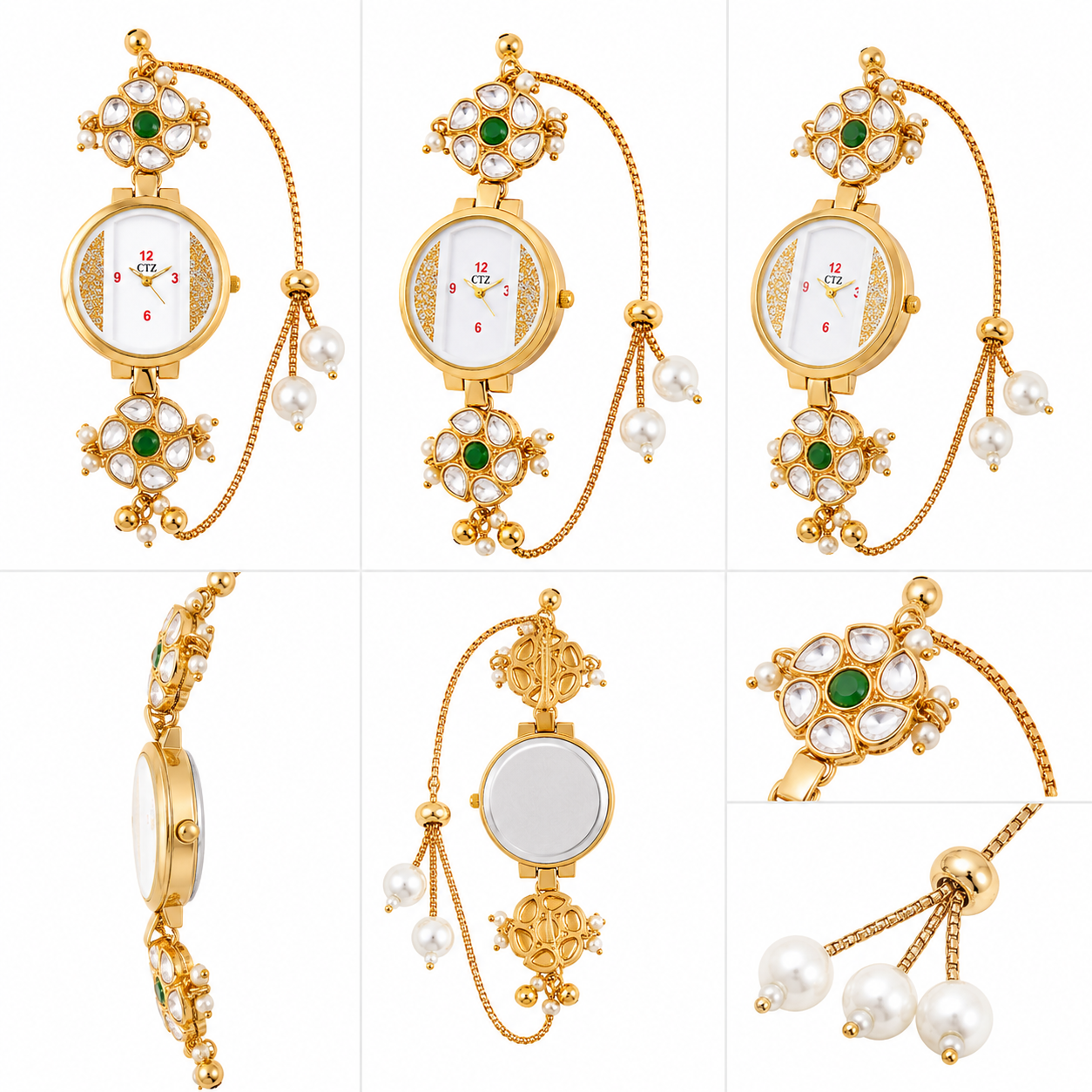 Pearl Petal Elegance Watch (53448)