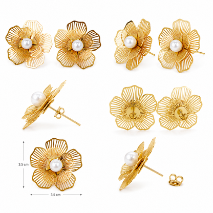 Pearl Bloom Flora Earrings (52400)