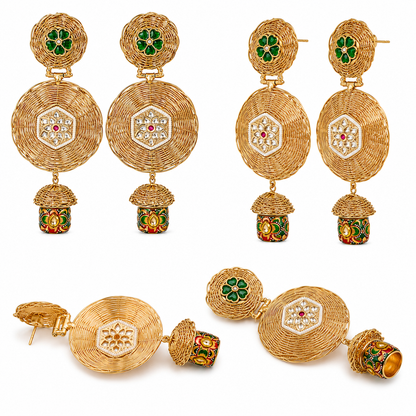 Emerald Nest Heritage Earrings (55667)