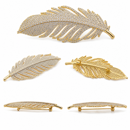 Celestial Feather Brooch (54616)