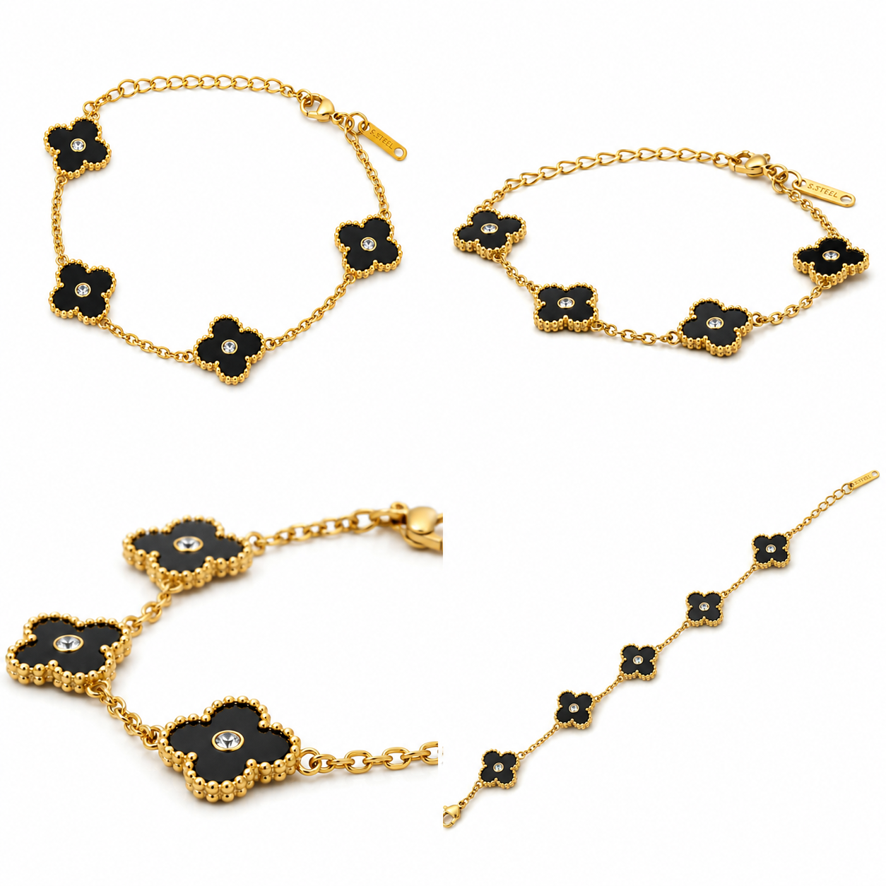 Midnight Clover Bracelet (52219)