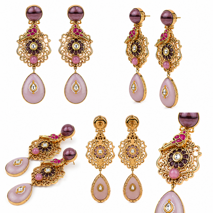 Mayura Blush Royale Earrings (55660)