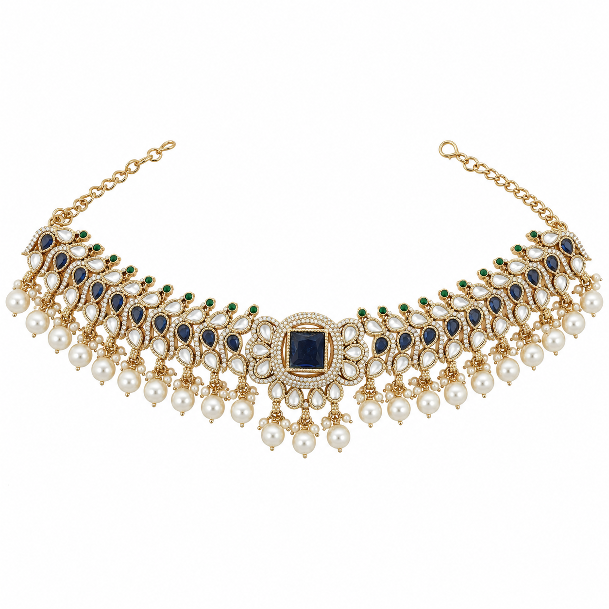 Royal Sapphire Victorian Choker Set (54031)
