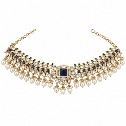 Royal Sapphire Victorian Choker Set (54031)