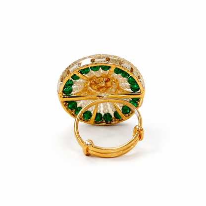Florence Emerald Crown Ring (55472)