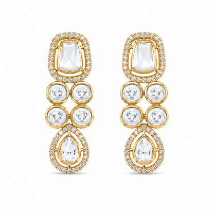 Celestia Duo Drop Necklace Set (55425)