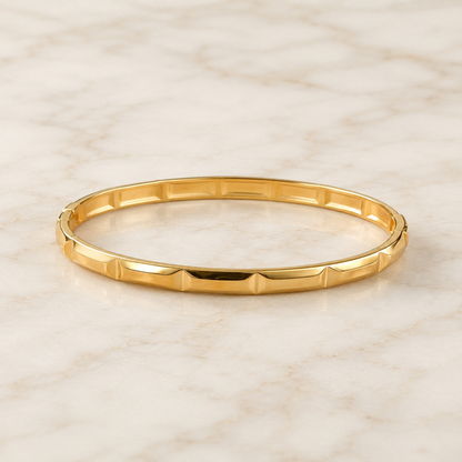 Gold Finish Minimalist Bracelet for Women (58753)