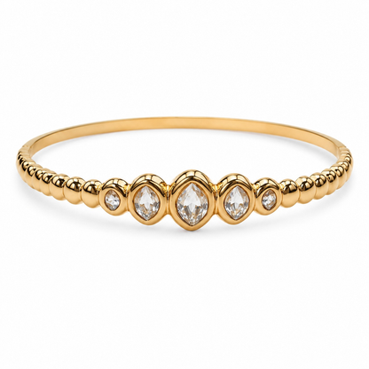Statement Stone Studded Gold Bracelet for Women (58731)