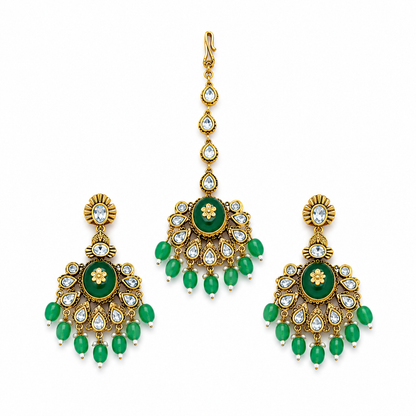 Imperial Emerald Royale  Bridal Set  (52001)