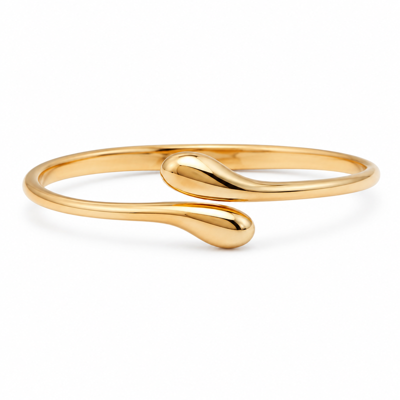 Women’s Sculptural Gold-Tone Cuff Bracelet (58739)