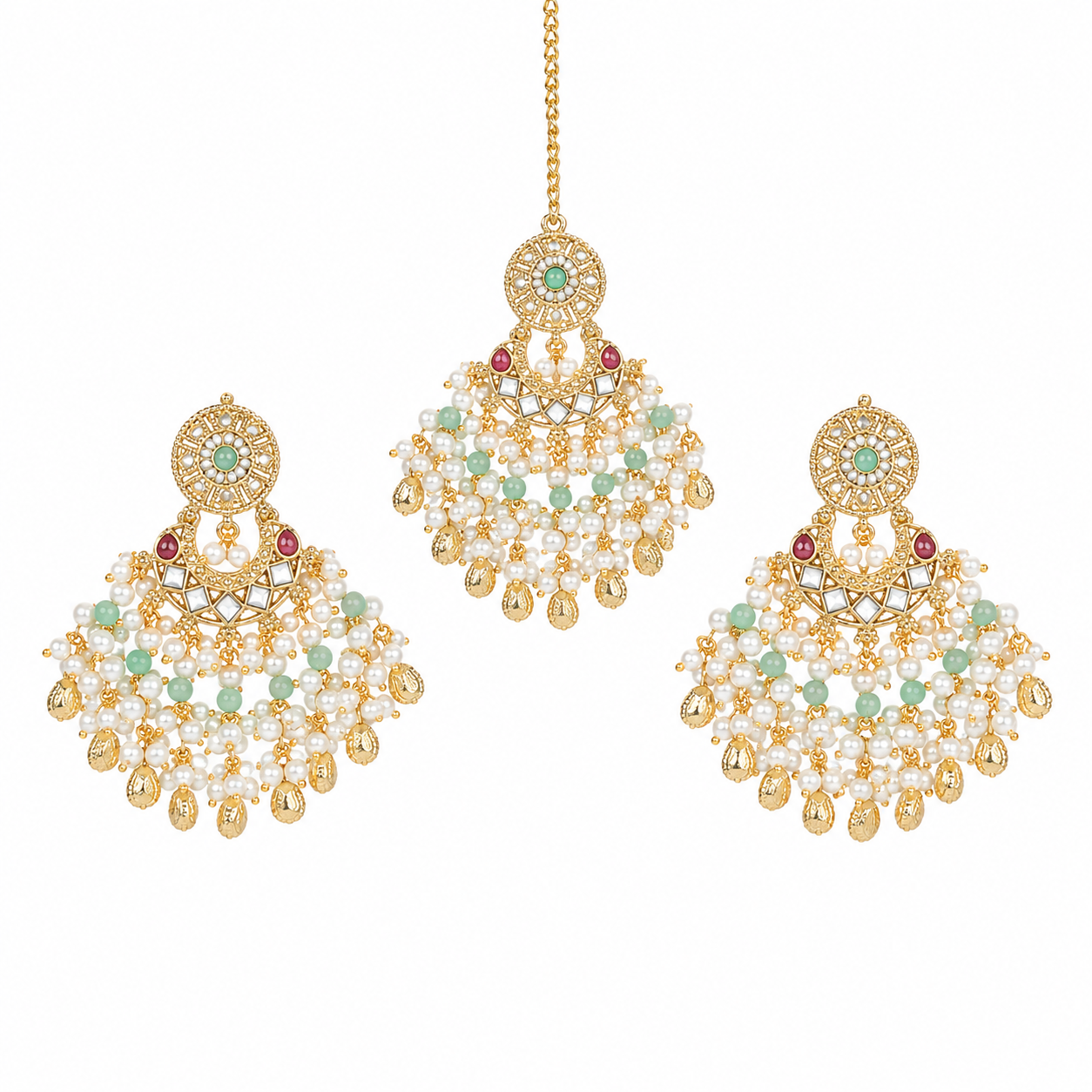 Mint Pearl Maharani Set (51560)