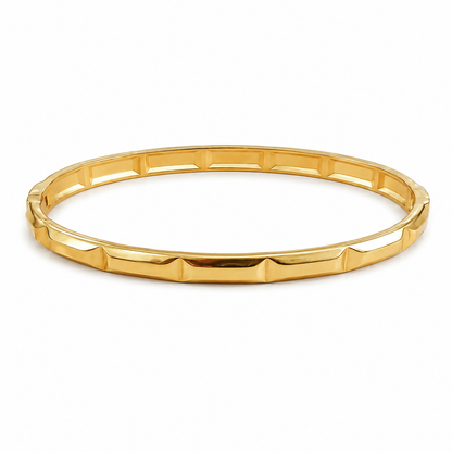 Gold Finish Minimalist Bracelet for Women (58753)