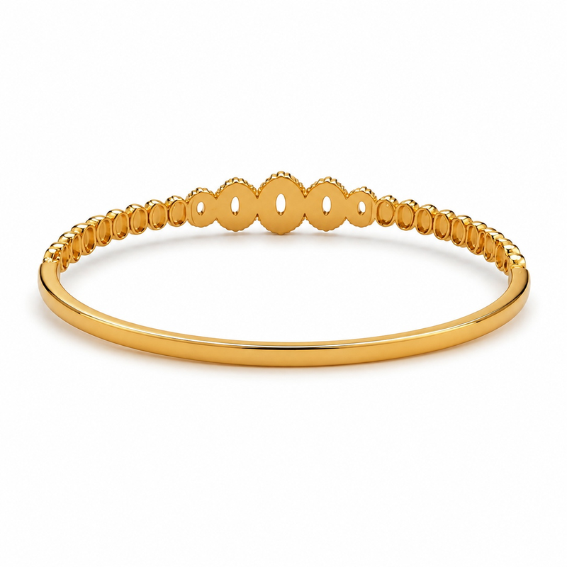 Statement Stone Studded Gold Bracelet for Women (58731)