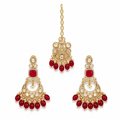 Imperial Ruby Majesty Bridal Set (44587)
