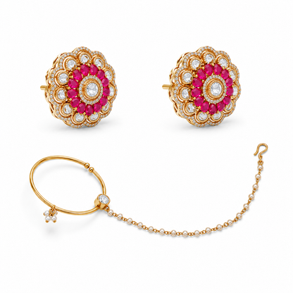 Gulnaar Royale Kundan Bridal Set (32910)